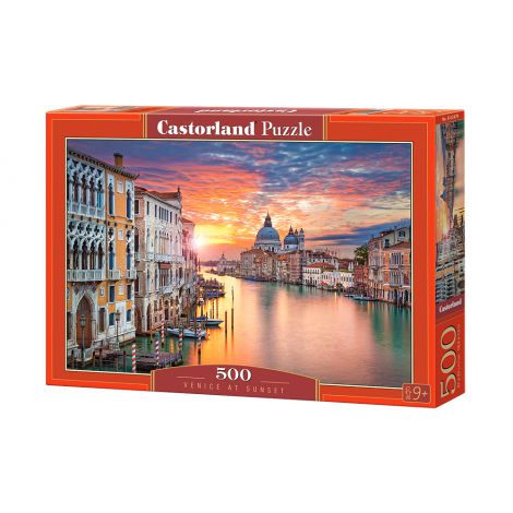 Puzzle Castorland 500el Wenecja Zachód, Włochy